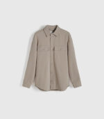 Two Pieces Set Men Long Sleeve Slim Suit Round Collar Print Shirt Pants - Image 2
