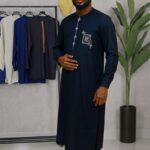 2-Piece Kaftan Outfit with Embroidery
