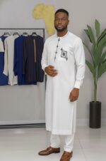 2-Piece Kaftan Outfit with Embroidery - Image 5