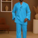 Nora Two-Piece Kaftan with Embroidery