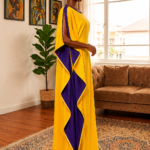 Royal Cascade Luxury Free Size Kaftan Dress