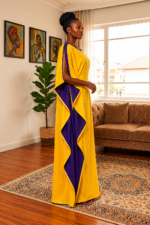 Royal Cascade Luxury Free Size Kaftan Dress