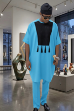 Luxury Agbada-Inspired Senator Set - Image 3