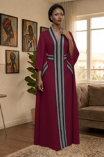Ameze Elegant African Free Size Boubou Maxi Gown - Image 8