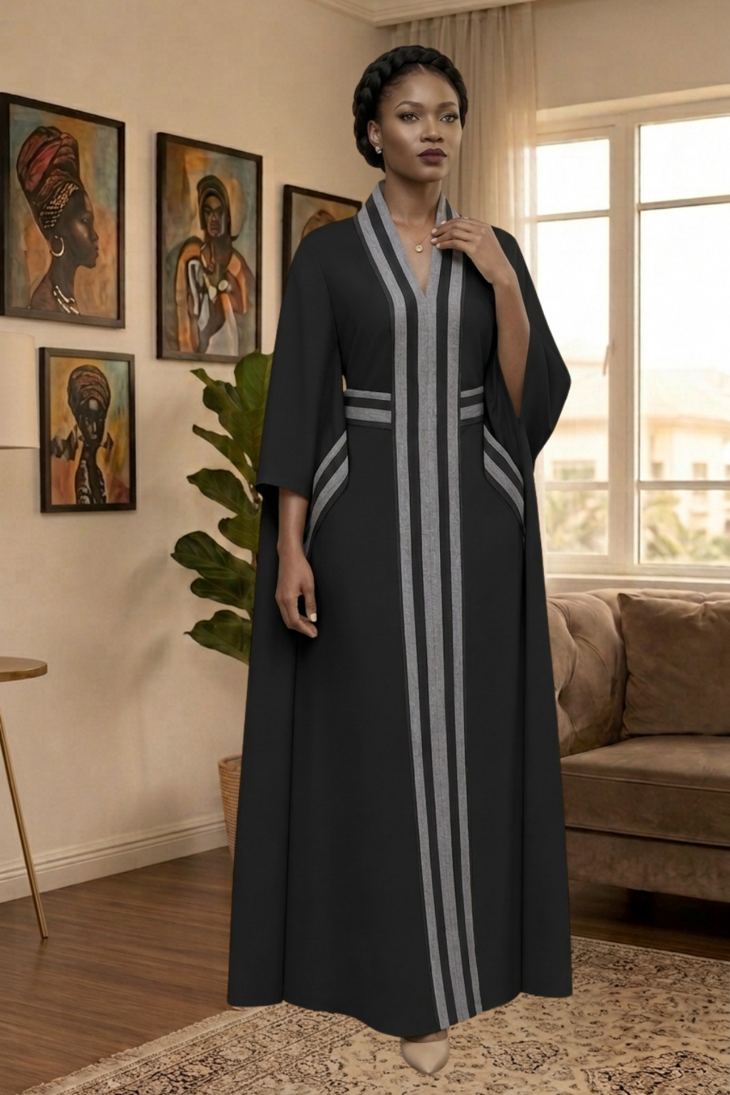 Nora Root General Photo (780 x 900 px) - 5 Ameze Elegant African Free Size Boubou Maxi Gown - Image 1