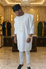 Men’s Agbada-Style Kaftan Set - Image 7