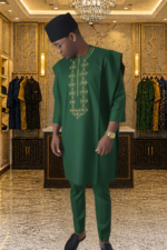 Men’s Agbada-Style Kaftan Set - Image 5