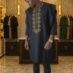 Men’s Agbada-Style Kaftan Set