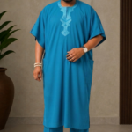 Free Size Men’s Kaftan Set with Matching Cap
