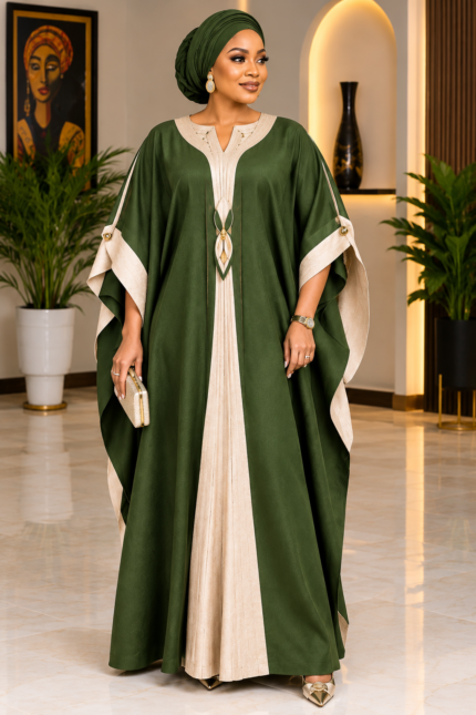 Elegant Nigerian Free-Size Kaftan